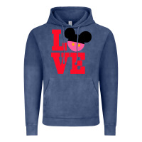 Vintage Denim Minnie Mouse Vintage Hoodie - CowhideDigitalArt