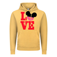 Vintage Mustard Minnie Mouse Vintage Hoodie - CowhideDigitalArt