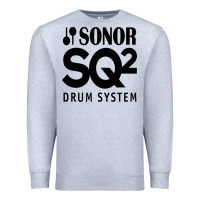 Heather Grey Sonor Drum Premium Sweatshirt - linhVisuals
