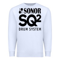 White Sonor Drum Premium Sweatshirt - linhVisuals
