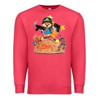 Cardinal conker the squirrel, bad, video game, game, green, squirel Premium Sweatshirt - linhVisuals