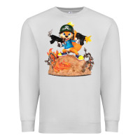 Dove Grey conker the squirrel, bad, video game, game, green, squirel Premium Sweatshirt - linhVisuals