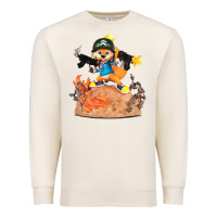 Sandshell conker the squirrel, bad, video game, game, green, squirel Premium Sweatshirt - linhVisuals