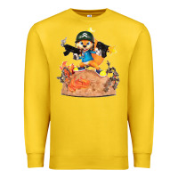 Lemon conker the squirrel, bad, video game, game, green, squirel Premium Sweatshirt - linhVisuals