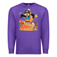 Purple conker the squirrel, bad, video game, game, green, squirel Premium Sweatshirt - linhVisuals