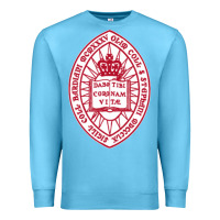 Ocean Blue bard college Premium Sweatshirt - linhVisuals