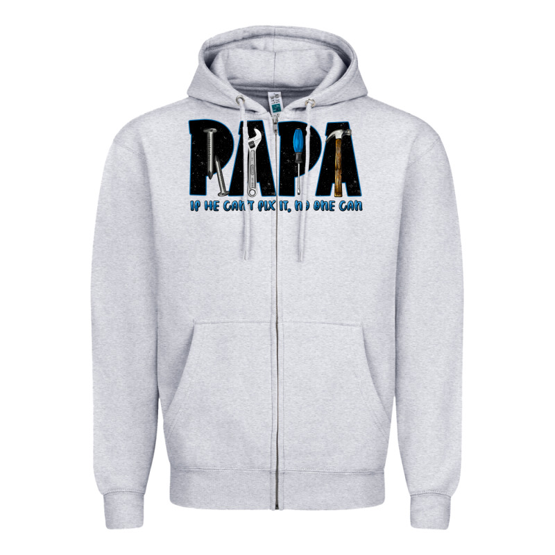 If He Can't Fix It No One Can Zipper Hoodie by JahusDesignShop | Teevron