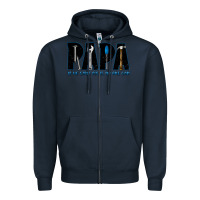 Navy if he can't fix it no one can Zipper Hoodie - JahusDesignShop