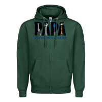 Sports Green if he can't fix it no one can Zipper Hoodie - JahusDesignShop