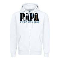 White if he can't fix it no one can Zipper Hoodie - JahusDesignShop