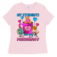 Bubblegum Pink My Students Are My Valentines Day Coffee Mug Ladies Tee - FaDigitalArtStudio