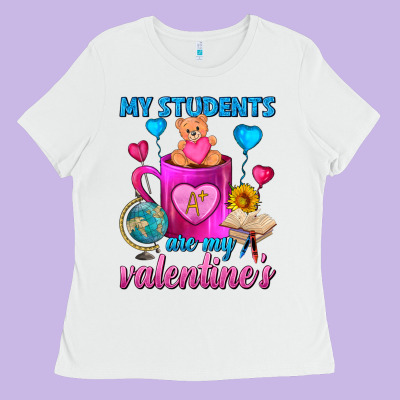 My Students Are My Valentines Day Coffee Mug Ladies Tee Designed By Fadigitalartstudio