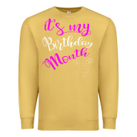 Antique Gold it's my birthday month party Premium Sweatshirt - linhVisuals