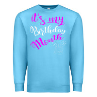 Ocean Blue it's my birthday month party Premium Sweatshirt - linhVisuals