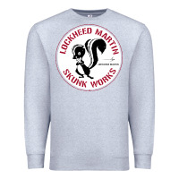 Heather Grey skunks works adp roundel patch Premium Sweatshirt - linhVisuals