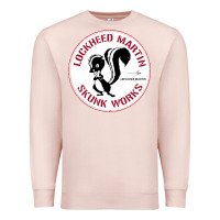 Pale Pink skunks works adp roundel patch Premium Sweatshirt - linhVisuals