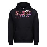 Black valentines day nurse Urban Hoodie - RanaPortraitStore