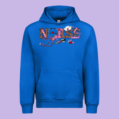 Valentines Day Nurse Urban Hoodie Designed By Ranaportraitstore