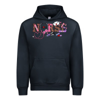Navy valentines day nurse Urban Hoodie - RanaPortraitStore
