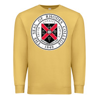Antique Gold Rhodes College Premium Sweatshirt - linhVisuals