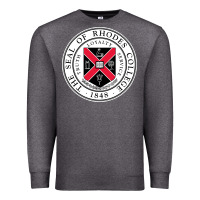 Charcoal Heather Rhodes College Premium Sweatshirt - linhVisuals