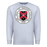 Heather Grey Rhodes College Premium Sweatshirt - linhVisuals