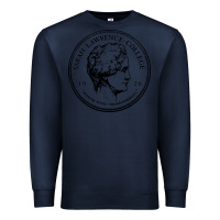 Navy Sarah Lawrence College Premium Sweatshirt - linhVisuals