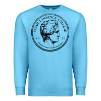Ocean Blue Sarah Lawrence College Premium Sweatshirt - linhVisuals