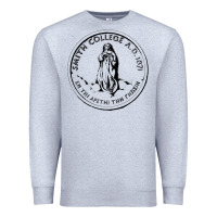 Heather Grey Smith College Premium Sweatshirt - linhVisuals