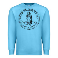 Ocean Blue Smith College Premium Sweatshirt - linhVisuals