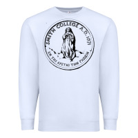 White Smith College Premium Sweatshirt - linhVisuals