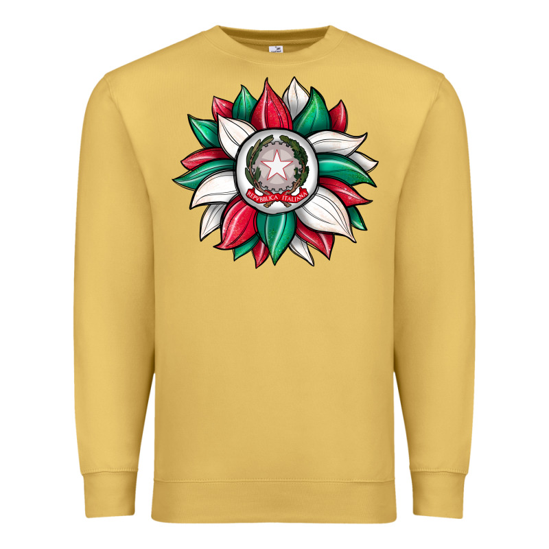 Sunflower İtalian Flag Premium Sweatshirt by JahusDesignShop | Teevron