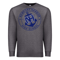 Charcoal Heather newport harbor high school Premium Sweatshirt - linhVisuals