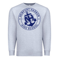 Heather Grey newport harbor high school Premium Sweatshirt - linhVisuals