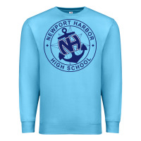 Ocean Blue newport harbor high school Premium Sweatshirt - linhVisuals