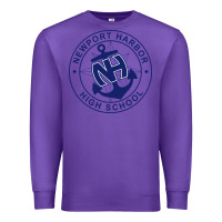 Purple newport harbor high school Premium Sweatshirt - linhVisuals