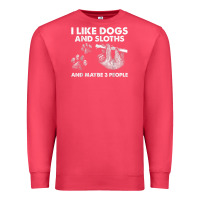 Cardinal i like dogs and sloths and maybe 3 people funny animals Premium Sweatshirt - linhVisuals