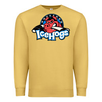Antique Gold #the icehogs rockford Premium Sweatshirt - linhVisuals