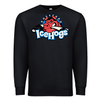 Black #the icehogs rockford Premium Sweatshirt - linhVisuals