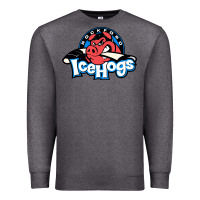 Charcoal Heather #the icehogs rockford Premium Sweatshirt - linhVisuals