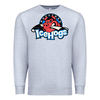 Heather Grey #the icehogs rockford Premium Sweatshirt - linhVisuals