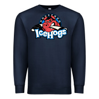 Navy #the icehogs rockford Premium Sweatshirt - linhVisuals