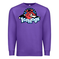 Purple #the icehogs rockford Premium Sweatshirt - linhVisuals