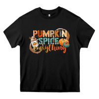 Black pumpkin spice everything Heavy Core Tee - CowGirlArtShop