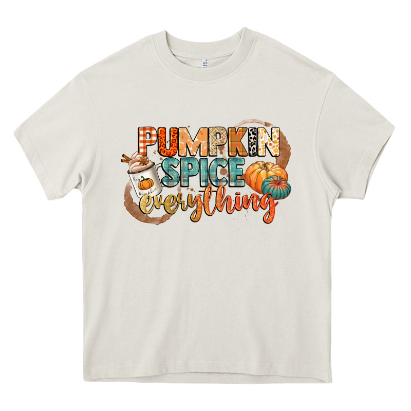 Pumpkin Spice Everything Heavy Core Tee by CowGirlArtShop | Teevron