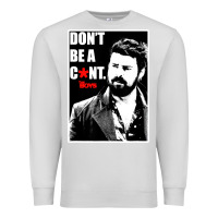 Dove Grey the boys butcher don't be a Premium Sweatshirt - linhVisuals