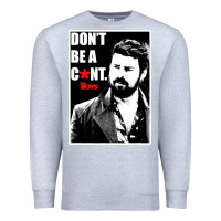 Heather Grey the boys butcher don't be a Premium Sweatshirt - linhVisuals