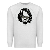 Oatmeal Heather big lebowski Premium Sweatshirt - linhVisuals