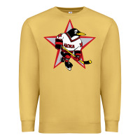 Antique Gold red penguin 1990's russian Premium Sweatshirt - linhVisuals