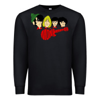Black the monkees Premium Sweatshirt - linhVisuals